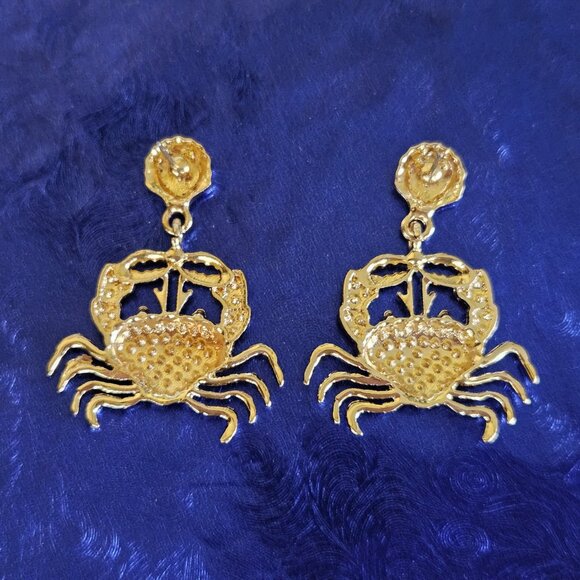 🦀🐚🪸Colorful Crab Earrings - NWOT🪸🐚🦀 - Picture 6 of 14